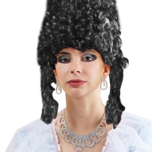 Parrucca Contessa Nera Accessorio Di Carnevale