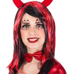 Parrucca Diavola Accessorio Di Carnevale