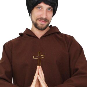 Parrucca Frate Accessorio Di Carnevale