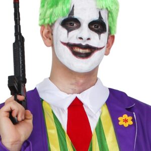 Parrucca Clown Pazzo Accessorio Di Carnevale