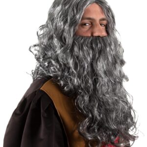 Parrucca Leonardo Da Vinci Accessorio Di Carnevale