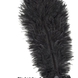 Piuma Charleston Paillettes Nero Accessorio Di Carnevale - immagine 1