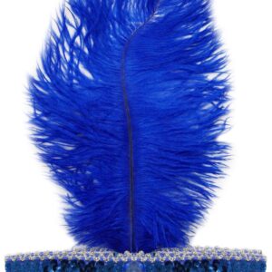Piuma Charleston Paillettes Royal Accessorio Di Carnevale - immagine 1