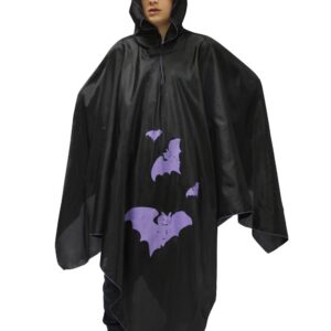 Poncho Pipistrello Nero Bambino Accessorio Di Carnevale