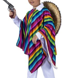 Poncho Messicano Bambino Accessorio Di Carnevale - immagine 1