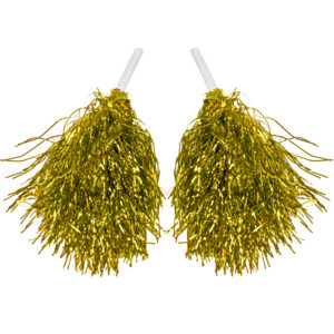 Pon Pon Lurex Oro Accessorio Di Carnevale - immagine 1