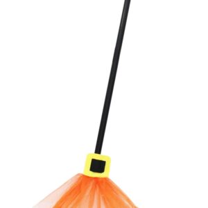 Scopa Strega Con Fibbia Accessorio Di Carnevale