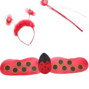 Set Ali Coccinella 3elementi Accessorio Di Carnevale