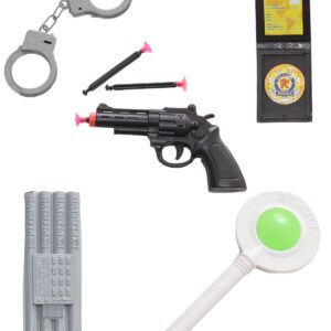 Set Police 5 Elementi Accessorio Di Carnevale