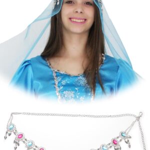 Set Odalisca (cintura + Diadema) Accessorio Di Carnevale - immagine 1