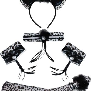 Set Tigrotta Lusso 5 Elementi Accessorio Di Carnevale - immagine 1