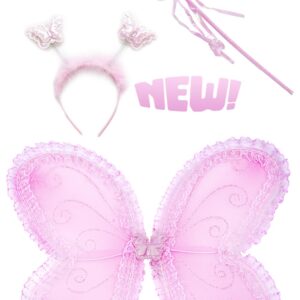 Set Farfalla Lusso Accessorio Di Carnevale - immagine 1