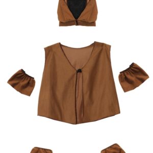 Set Cavallo + Gillet + Polsini + Scaldamuscoli Accessorio Di Carnevale