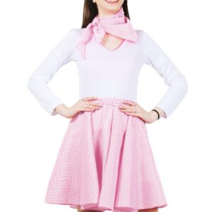 Set Anni 50 Rosa Accessorio Di Carnevale - immagine 1