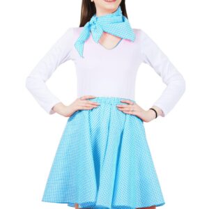 Set Anni 50 Celeste Accessorio Di Carnevale - immagine 1