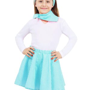 Set Anni 50 Celeste Bambina Accessorio Di Carnevale - immagine 1