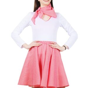 Set Anni 50 Rosso Accessorio Di Carnevale - immagine 1