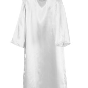 Tunica Raso Bianca Adulto Accessorio Di Carnevale - immagine 1