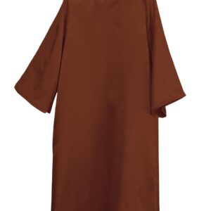 Tunica Raso Marrone Accessorio Di Carnevale - immagine 1