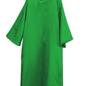 Tunica Raso Verde Bambino Accessorio Di Carnevale