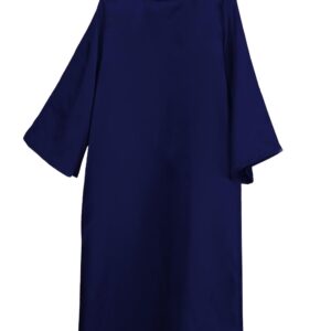 Tunica Raso Blu Scuro Bambino/a Accessorio Di Carnevale