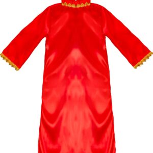 Tunica Rosso Con Passamaneria Accessorio Di Carnevale