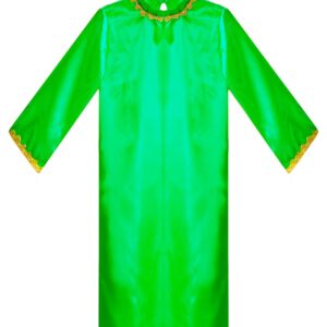 Tunica Verde Con Passamaneria Bambino/a Accessorio Di Carnevale