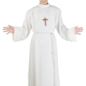 Tunica Prima Comunione Con Piegoni Accessorio Di Carnevale - immagine 1