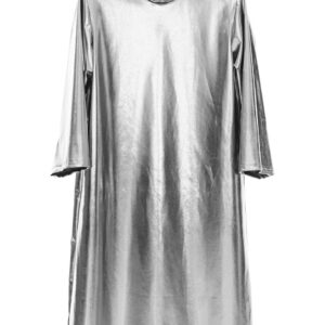 Tunica Metallizzata  Argento Accessorio Di Carnevale
