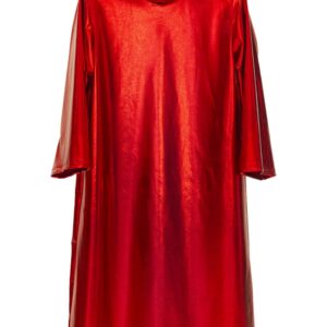 Tunica Metallizzata Rosso Accessorio Di Carnevale - immagine 1