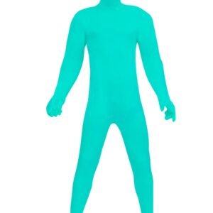 Tuta Zentai Celeste Accessorio Di Carnevale