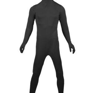 Tuta Zentai Nera Accessorio Di Carnevale