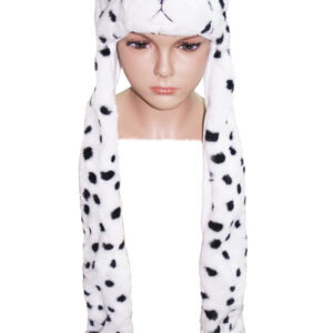 Cappello Dalmata Con Scaldamani Accessorio Di Carnevale