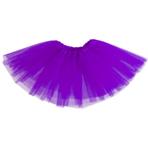 Gonna Tulle Adulta Viola Accessorio Di Carnevale