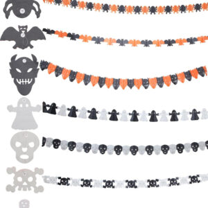Festoni Halloweem 24 Pz.assortiti Accessorio Di Carnevale