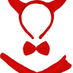 Set Diavolo 3 Elementi Accessorio Di Carnevale - immagine 1