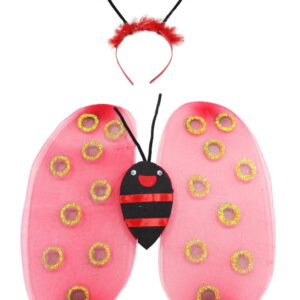 Set Ali Coccinella Accessorio Di Carnevale - immagine 1