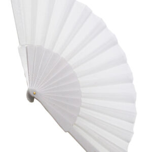 Ventaglio Bianco In Tessuto wedding" Accessorio Di Carnevale"