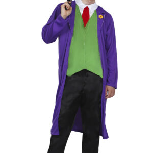 Costume Di Carnevale Adulto Da Clown Pazzo Di Pegasus