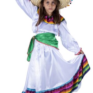 Costume Di Carnevale Bambino/a Da Messicana Bambina
