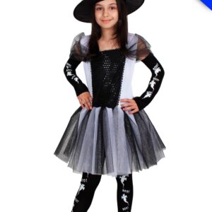 Vestito Di Halloween Da  Strega Bambina Di Pegasus