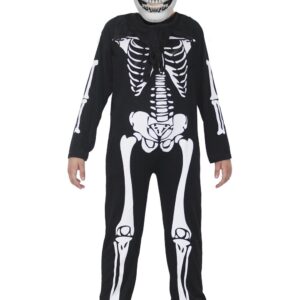 Vestito Di Halloween Carnevale  Da  Scheletro Bambino Di Pegasus