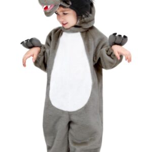 Costume Di Carnevale Peluche Baby Da Lupetto