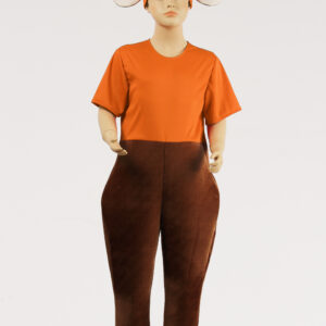 Costume Di Carnevale Recite Da Topino Cenerentola Arancio