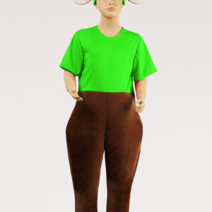 Costume Di Carnevale Recite Da Topino Cenerentola Verde