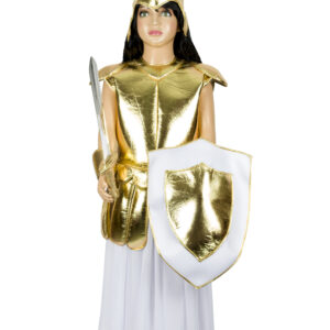 Costume Di Carnevale Recite Da Minerva Dea Della Guerra Bambina