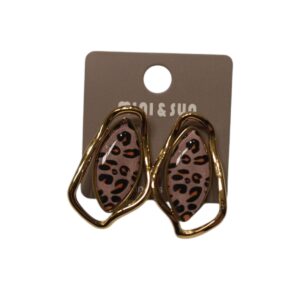 ORECCHINI  LEOPARDATO