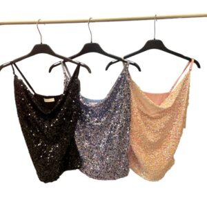 TOP DONNA CON PAIETTE