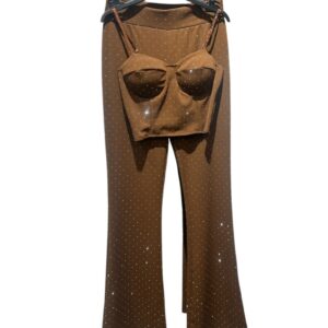 COMPLETO DONNA CON STRASS