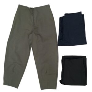 pantalone donna BAGGY punto milano